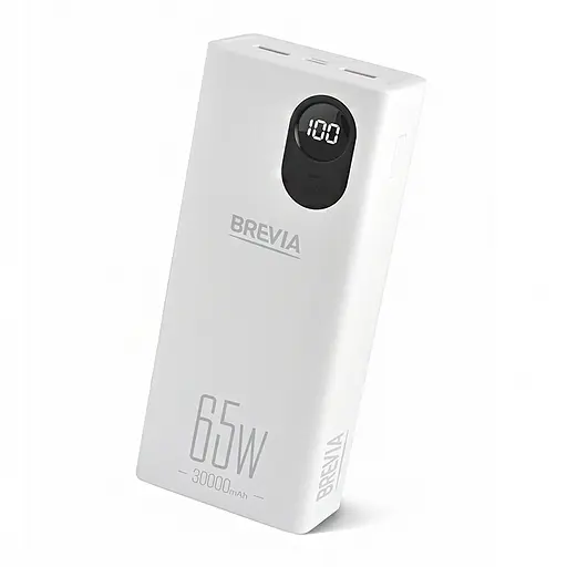 Повербанк (Power Bank) Brevia 30000mAh 65W Li-Pol, LCD(45365)