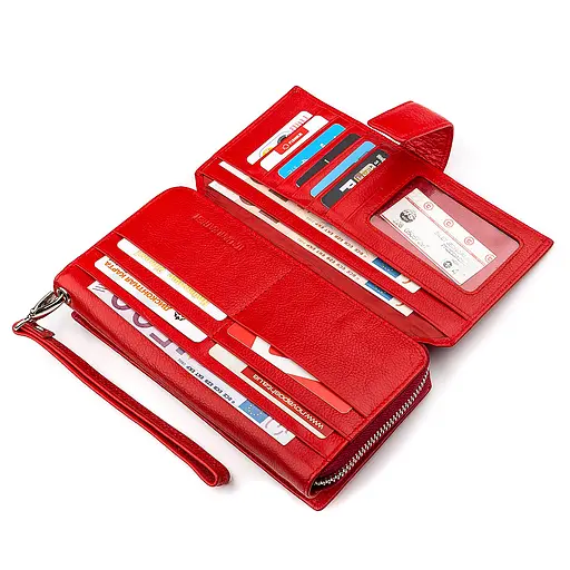 Жіночий шкіряний гаманець (SТ228) ST Leather 10.5х20х3.5 см acs0015528 - фото 4