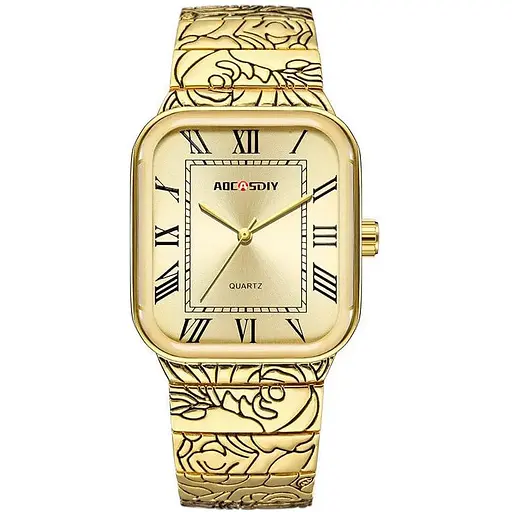 Наручний годинник чоловічий Aocasdiy Vintage Золотистий (3455)