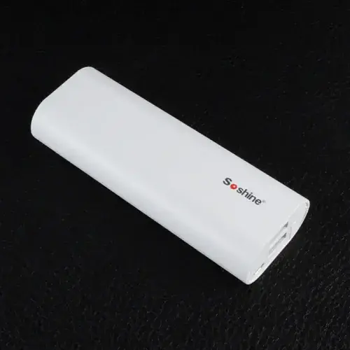 Зарядний пристрій Power Bank Soshine E4 (1-2x18650) Білий - фото 4