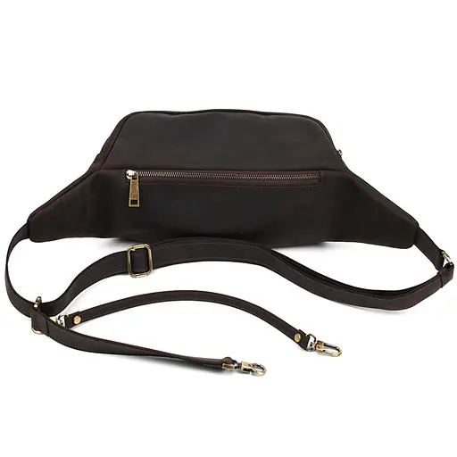 Шкіряна чоловіча сумка на пояс TARWA 30х15х12 см nsa0001221 - фото 3