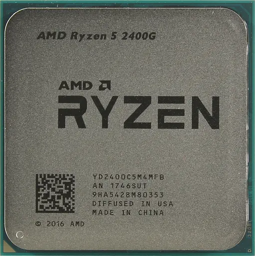 Процесор AMD Ryzen 5 2400G 3.6-3.9 GHz AM4, 65W Б/В