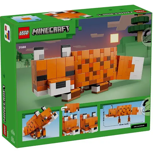 Конструктор LEGO Minecraft Лиса 497 деталей (21588) - фото 8