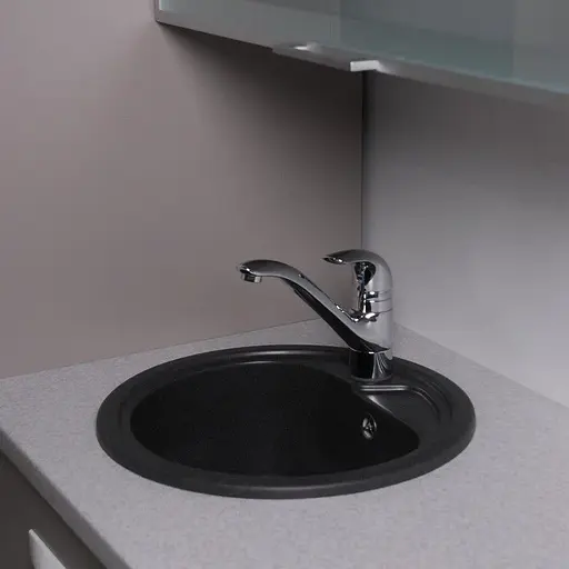 Кухонна мийка Fancy Marble Nevada світло-чорний 104040004 - фото 2