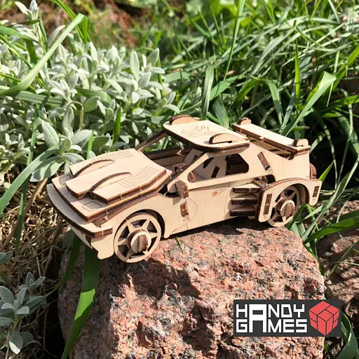 Дерев'яний конструктор Фераррі 53 деталі - фото 2