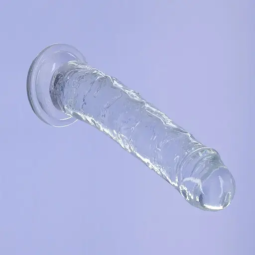 Прозрачный фаллоимитатор Addiction Vertical Dong 8" - фото 4