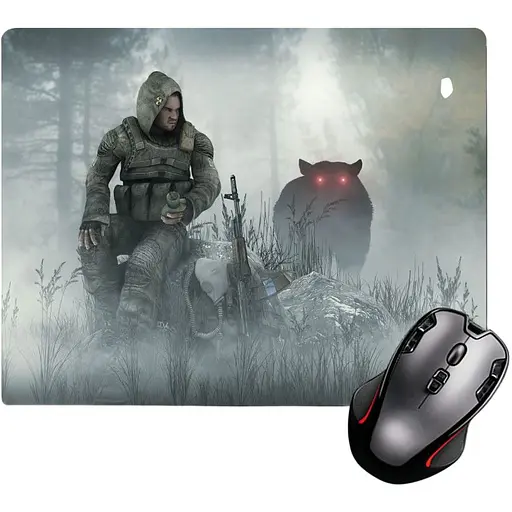 Игровая поверхность Nextprint Сталкер STALKER с медведем 300 х 250 мм (23774) 