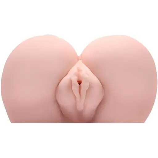 Мастурбатор с двойной вибрацией и двумя входами Crazy Bull BM-009107Z-1, Телесный