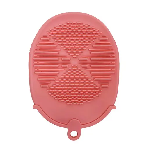 Мочалка-рукавичка для купання Mega Zayka MGZ-0929(Pink) силікон - фото 2