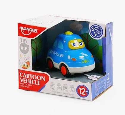 Машинка HE 0537-3 "Полиция", звук, свет, в коробке (6900048090053) - фото 1