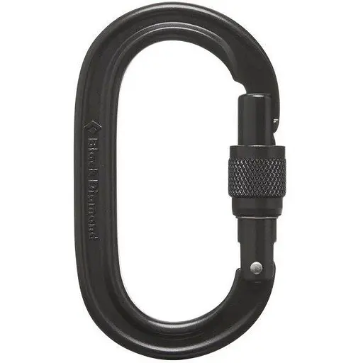 Карабін Black Diamond Oval Keylock Screwgate Black (1033-BD 210084.BLAK)