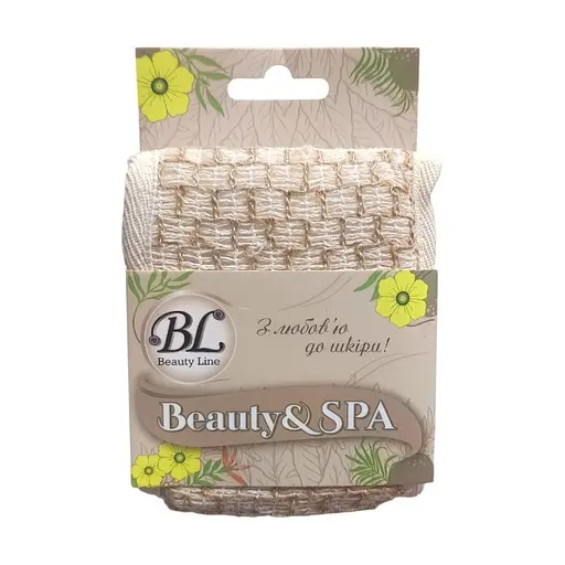 Мочалка-скреббер джут хлопок SPA Beauty Line (412254) - фото 1