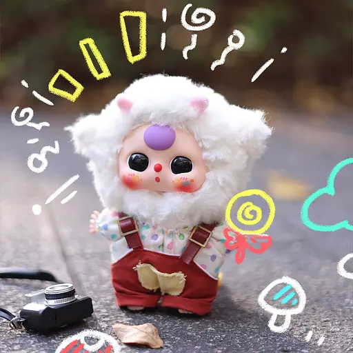 Колекційна м'яка іграшка з кільцем Pop Top Baby Three Милі крихітки (CRP2604) - фото 2