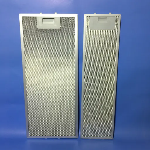 Алюминиевые решетки ( 2шт. ) для кухонной вытяжки Ventolux GARDA 60 (750) SMD, размер 205*475 мм + 130*475 мм - фото 6