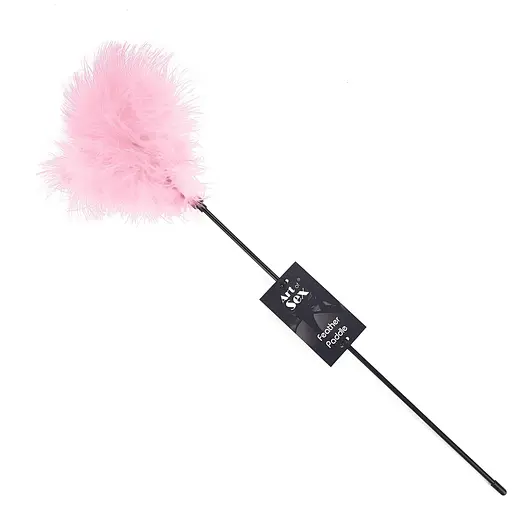 Лоскітка Art of Sex - FeaTher Paddle рожева