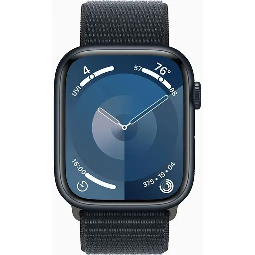 Apple Watch Series 9 GPS 45mm Midnight Aluminium with Midnight Sport Loop MR9C3 - фото 2