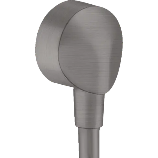 Шланговое подсоединение Hansgrohe Fixfit E без обратного клапана Brushed Black 27454340, Шлифованный черный хром - фото 1