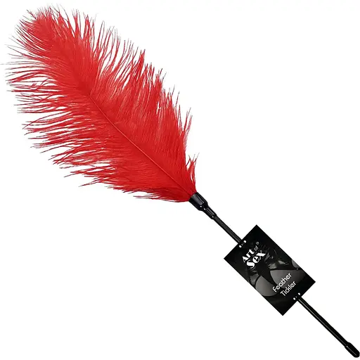 Лоскітка зі страусиним пером Art of Sex - FeaTher Tickler, колір Червоний