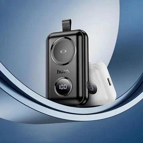 УМБ Hoco J137 Power bank with iWatch charger 2500mAh білий - фото 2