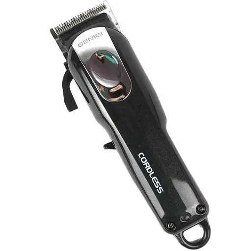 Профессиональная беспроводная машинка Gemei GM-805 для стрижки волос Аккумуляторный триммер Черный - фото 3