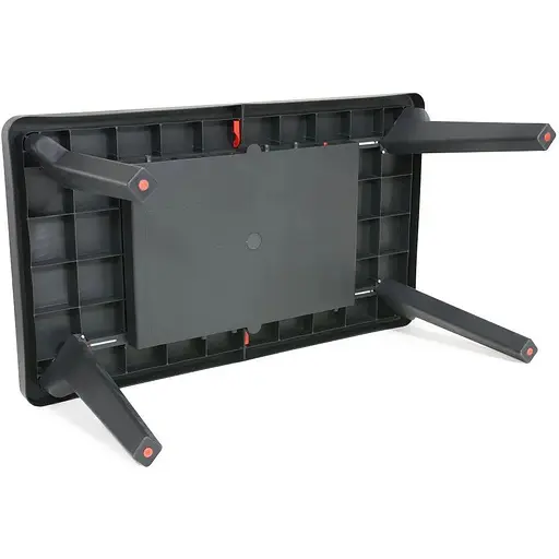 Стол для сада Bica Bergen пластиковый раздвижной графит. - фото 3