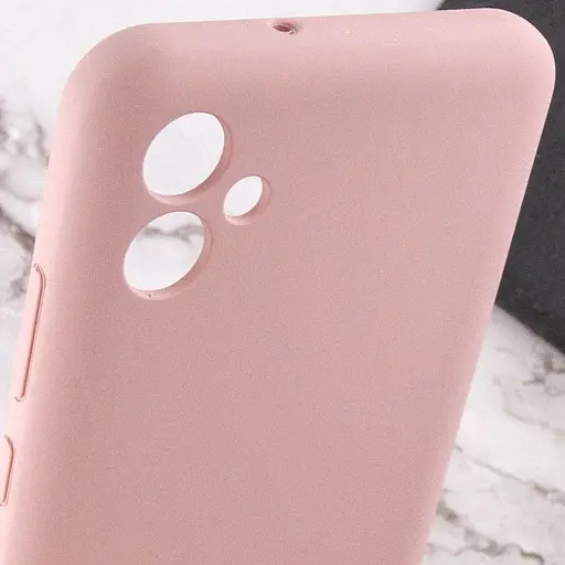 Чохол Lakshmi Silicone Cover Full Camera AAA для Samsung Galaxy A05 Рожевий/Pink Sand - фото 6