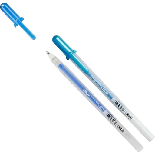 Ручка гелевая Sakura Glaze 3D-Roller Синий - фото 1