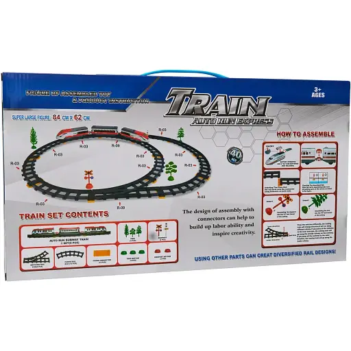 Игровой набор Lixin Железная дорога с поездом 40 элементов (2934A-11) - фото 10