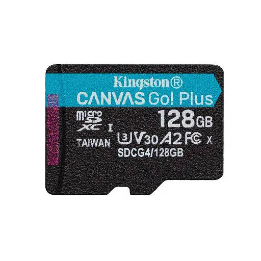 Карта памяти microSD Kingston Canvas Go Plus Gen4 128Gb SDCG4/128GB - фото 2