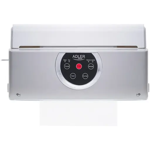 Вакууматор Adler AD 4503 для пакетов, рулонов и контейнеров / 130 Вт / 30 см / эл. управление / серый - фото 3