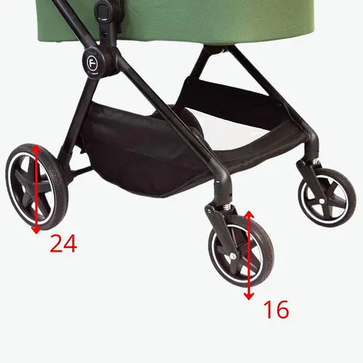 Коляска для ребенка универсальная 3 в 1 FreeON Zack, olive [CD] - фото 4