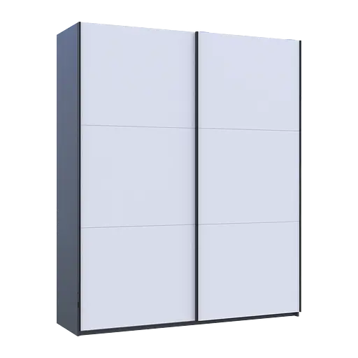 Шкаф-купе Doros G-Caiser Графит/Белый 2 ДСП / 3 части 200х60х240 (42005228) - фото 6