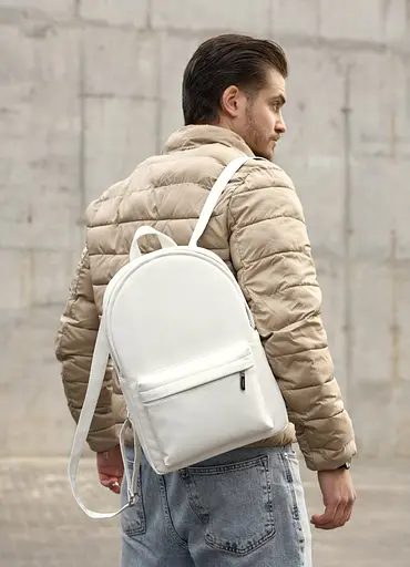 Чоловічий рюкзак Sambag Brix Classic білий 35 х 25 х 12 см (14511008m) - фото 2