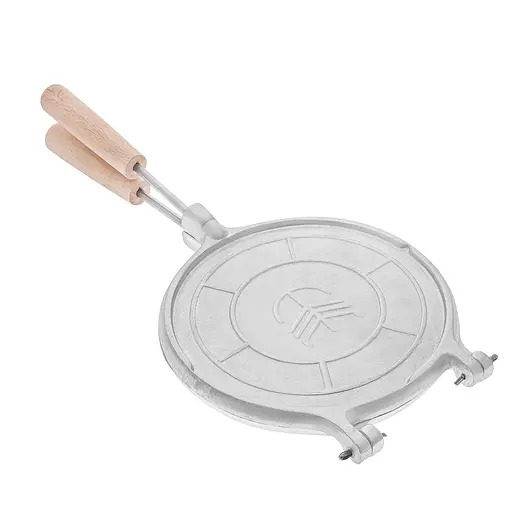 Форма для випічки вафель і вафельних коржів вафельниця тортівниця кругла 180 мм, Ласунка 81849 - фото 6