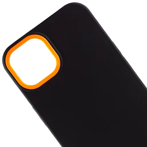 Чохол Epik TPU+PC Bichromatic для Apple iPhone 12 Pro/12, 6.1 Black/Orange - фото 2
