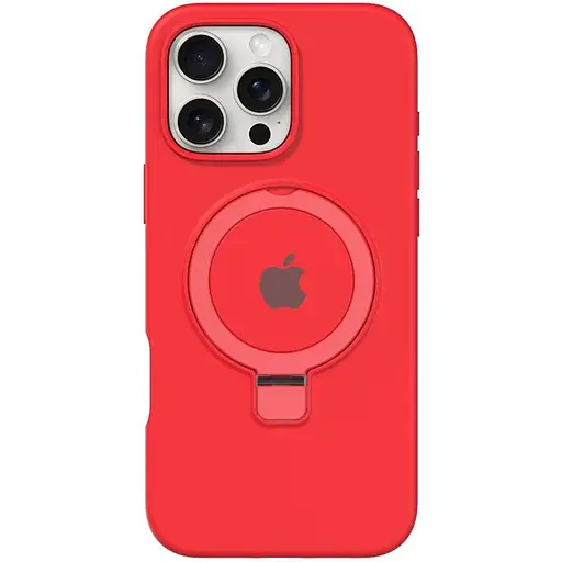 Чохол Epik Silicone Case Full Protective with Ring для Apple iPhone 16 Pro 6.3 Red
