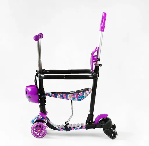 Самокат 51 Best Scooter L-S25855 фіолетовий - фото 5