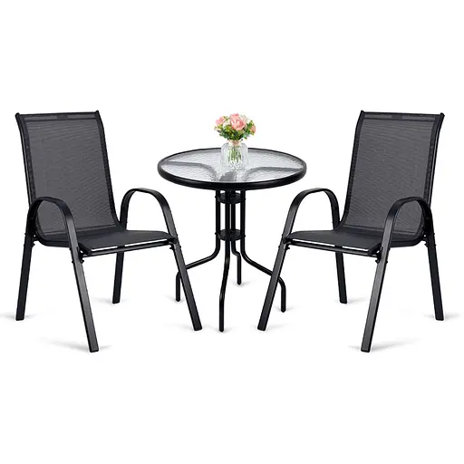 Комплект садових меблів Hanert City Garden стіл та 2 стільці - фото 1