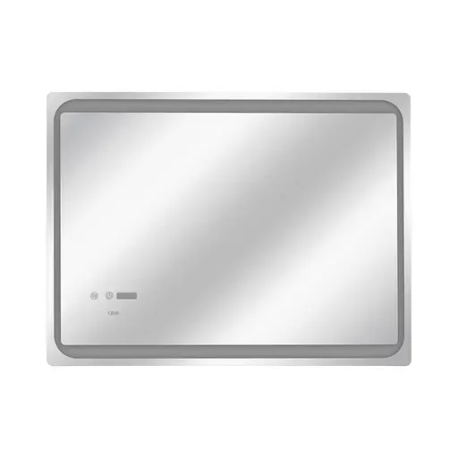 Дзеркало Qtap Mideya 800x600 з LED-підсвічуванням Touch, з антизапотіванням, з годинником, диммером яскравості QT2078NCF8060W - фото 3