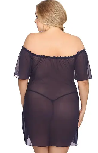 Сексуальний комплект Anais Venea 5XL/6XL синій - фото 2
