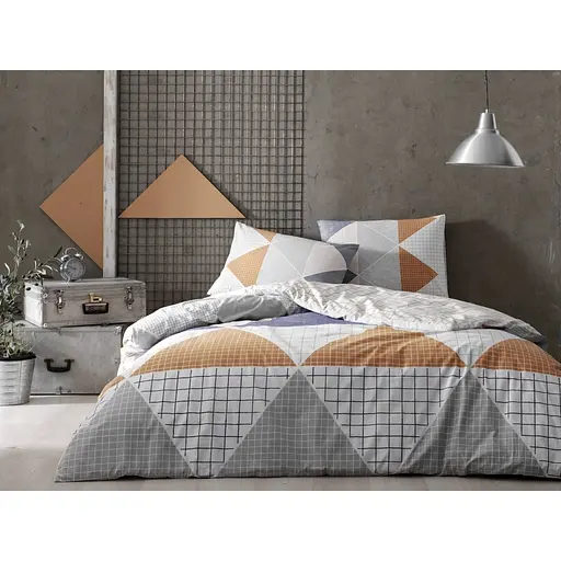 Комплект постільної білизни TAC Jagger Полуторний Різнокольоровий 000229546