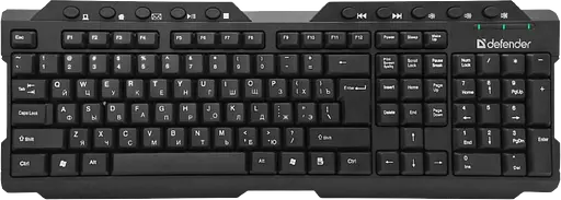 Клавіатура бездротова Defender Element HB-195 UKR Black (45189)