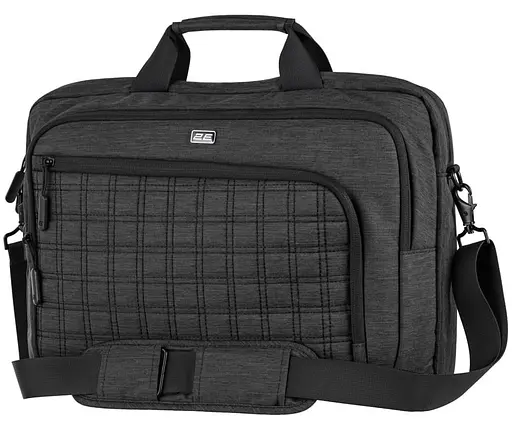 Сумка для ноутбука 2E 16" CrossSquares, Black (2E-CBN9198BK) - фото 1