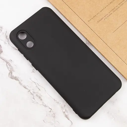 Чохол Silicone Cover Lakshmi Full Camera (A) для Samsung Galaxy A03 Core Чорний / Black - фото 4