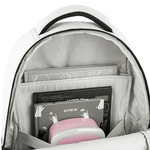 Рюкзак GoPack Education 183 светло-серый Серый (GO26-183M-2) - фото 15