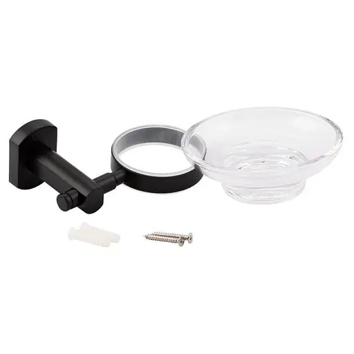 Мыльница Qtap Liberty BLM 1159, Черный матовый - фото 3