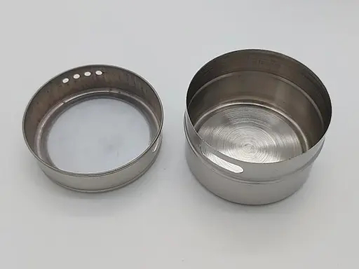 Набор емкостей для специй и приправ с магнитной подставкой, 4 кухонные баночки по 100 мл, Kitchen Master 87440 - фото 6