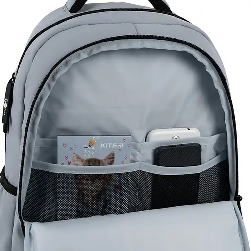 Рюкзак GoPack Education Teens 184 серый Серый (GO26-184L-2) - фото 14