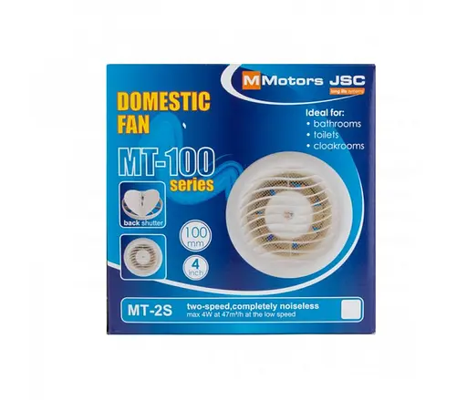 Витяжний вентилятор MMotors MT 100 зі зворотним клапаном - фото 7