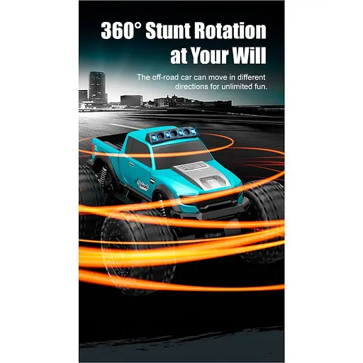 Машинка на радіокеруванні JJRC C8816 Amphibious Off-Road Blue (142522) - фото 4